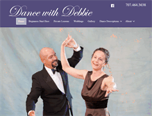 Tablet Screenshot of dancewithdebbie.biz